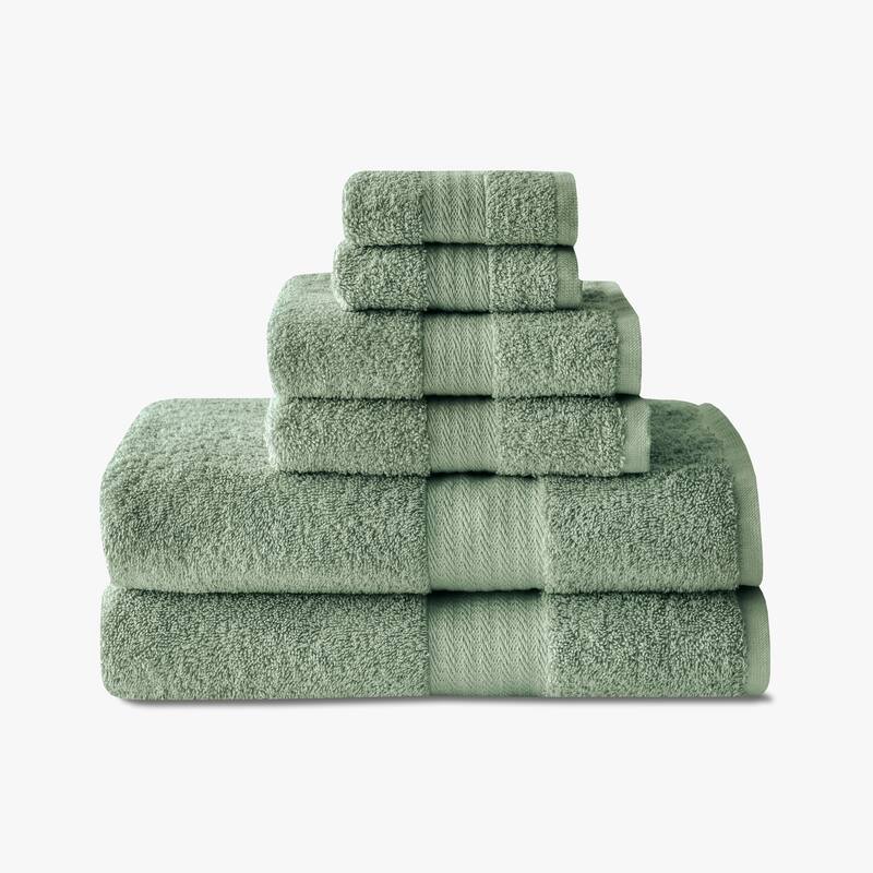 True Classic Towels - Bath Towel Set - Silt Green
