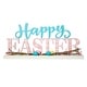 preview thumbnail 31 of 37, Glitzhome Wooden Happy EASTER HOP with Artificial Rattan Table Sign Decor Centerpiece