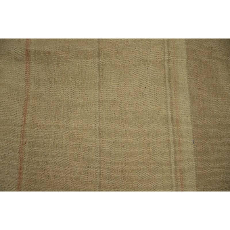 Hand Woven Oriental 100% Wool Carpet Southwestern Tribal Yellow & Gold Kilim Area Rug - 8' 8'' X 6' 1''