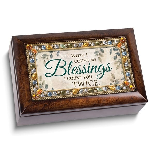 Cottage Garden Carillon Portagioielli In Legno Con Musica Wonderful World - Regalo Sentimentale - 2