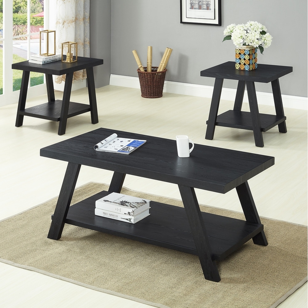 Black coffee sales and end tables