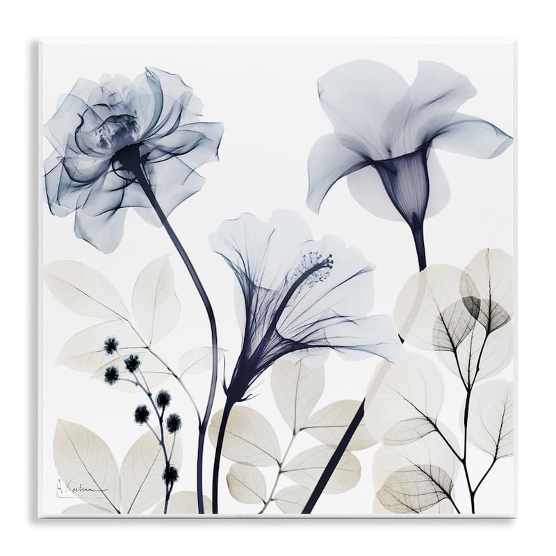 Stupell Sophisticated Minimal Flowers Wall Plaque Art Design By Albert Koetsier - 12 x 12