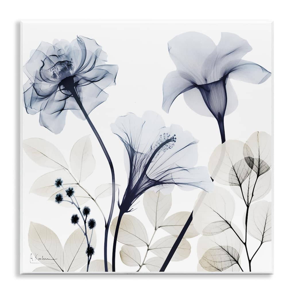 Stupell Sophisticated Minimal Flowers Wall Plaque Art Design By Albert Koetsier