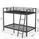 preview thumbnail 3 of 8, Twin Over Twin Size Metal Bunk Bed for Adults Teens