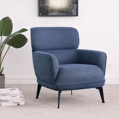 Fitzgerald Accent Chair with Metal Leg