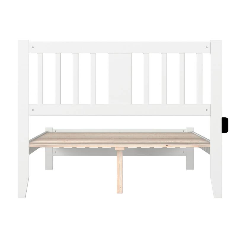 Tahoe Full Bed with Footboard in White