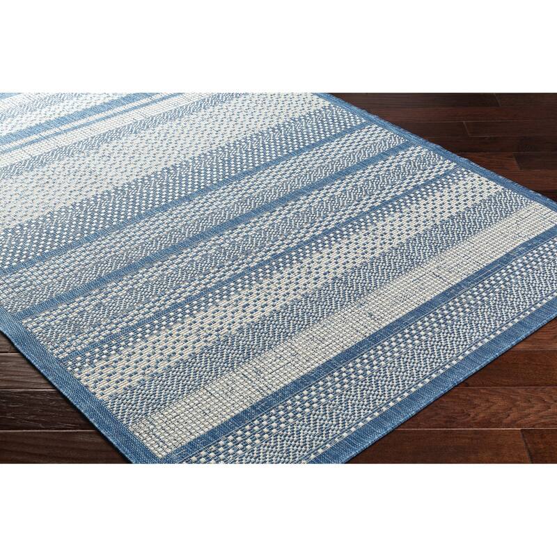 Livabliss Ravello Boho Stripe Indoor/ Outdoor Area Rug