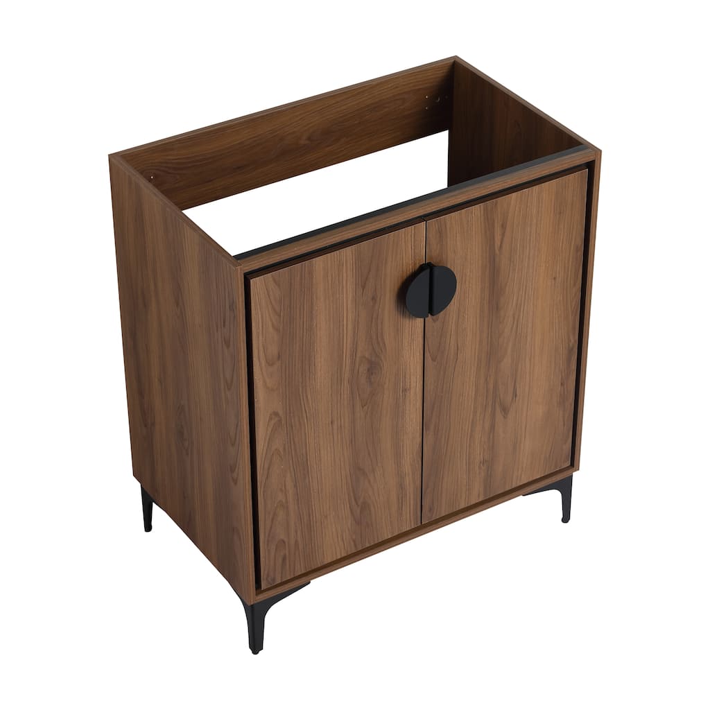 30 "Bathroom Vanity, 2 doors, Bathroom Cabinet Vanity Freestanding Cabinet Engineering wood Frame(Cabinet Only)