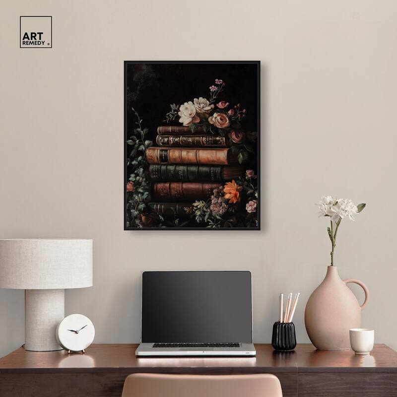 Stacked Wisdom Canvas by Art Remedy