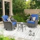 Option Navy Blue-Grey Wicker