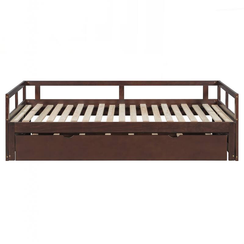 Wooden Daybed with Trundle
