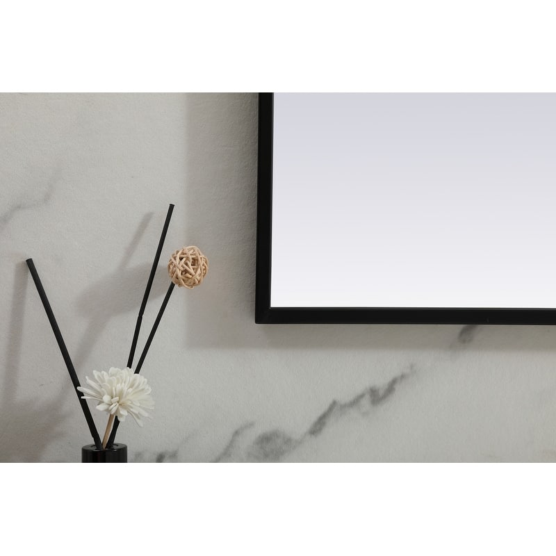 Indigo Home Metal Frame Arch Mirror 42x34 Inch