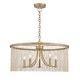 preview thumbnail 1 of 3, Golden Lighting Marilyn 5 Light 25" Wide Taper Candle Chandelier with Peruvian Gold