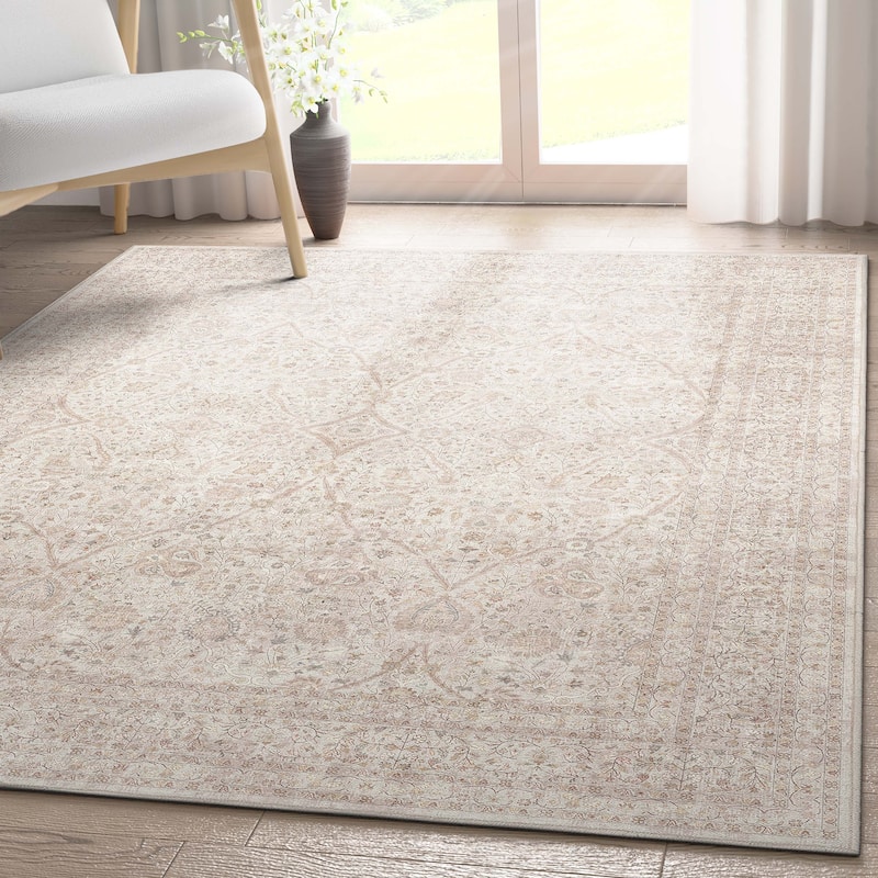 Well Woven Asha Isolde Vintage Oriental Flat-Weave Area Rug