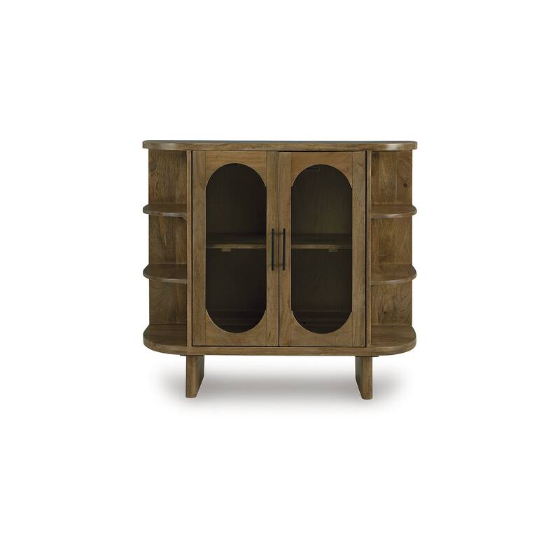 Signature Design by Ashley Niall Light Brown Accent Cabinet - 40" W x 16.13" D x 36.75" H