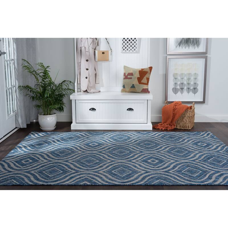 Colonnade Modern & Contemporary Abstract Indoor/Outdoor Area Rug