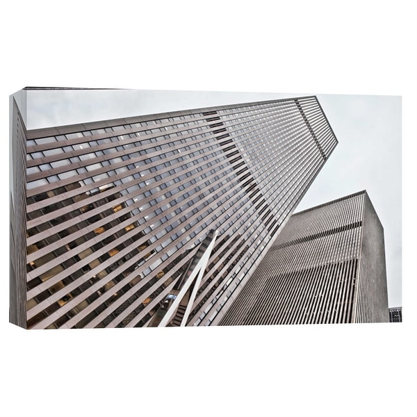 PTM Images 9-103831 PTM Canvas Collection 8" x 10" - "New York City Skyscrapers 2" Giclee New York Art Print on Canvas