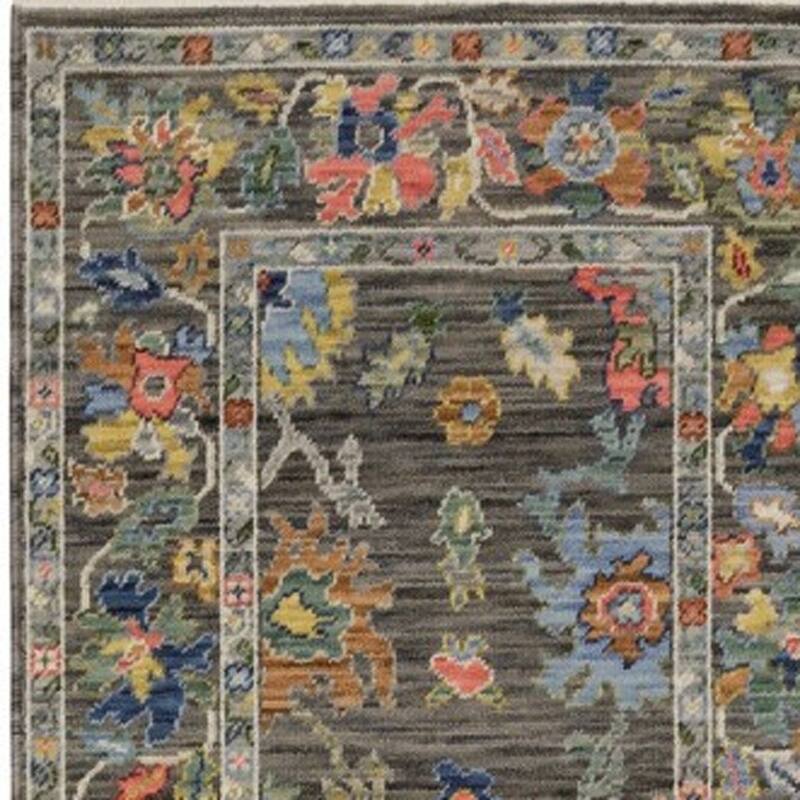 HomeRoots Oriental Traditional Rectangle Area Rug