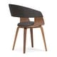 preview thumbnail 7 of 100, WYNDENHALL Calinda Mid Century Modern Bentwood Single Dining Chair - 20.5"w x 21.7"d x 30.9"h