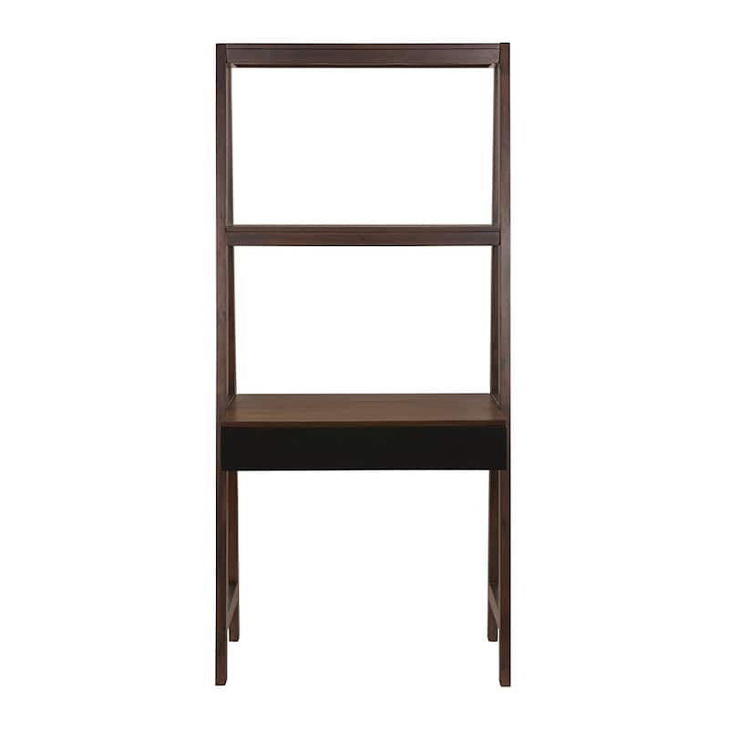 Wood Ladder Storage Shelf