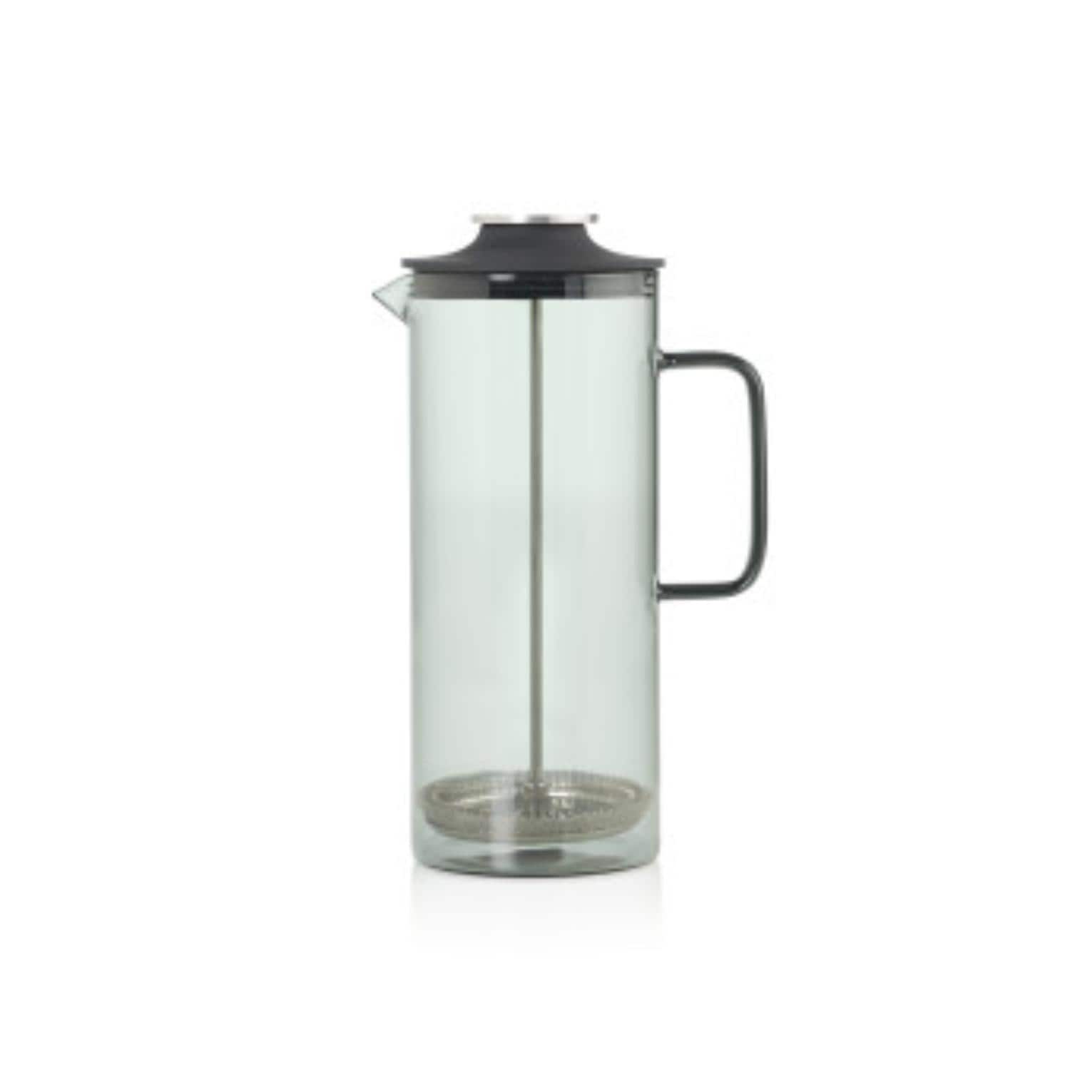 AdHoc Impact French Press Coffee Maker in Grey Glass 1000ml