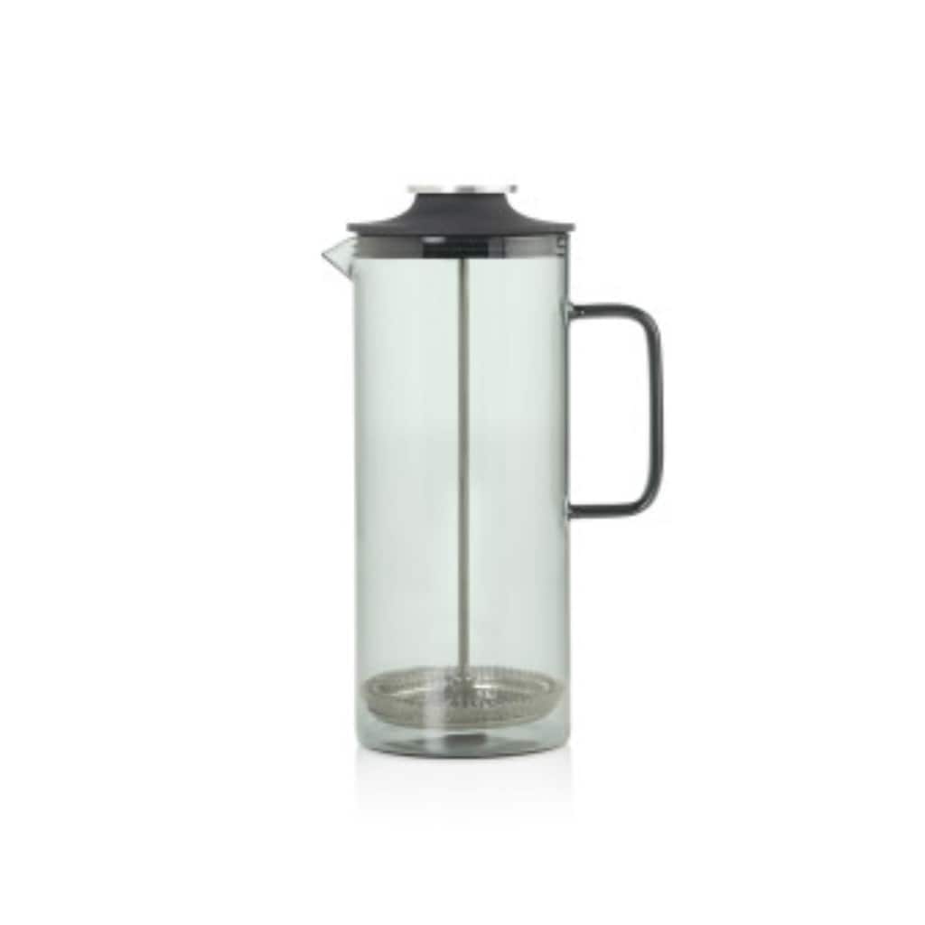 AdHoc Impact French Press Coffee Maker in Grey Glass 1000ml