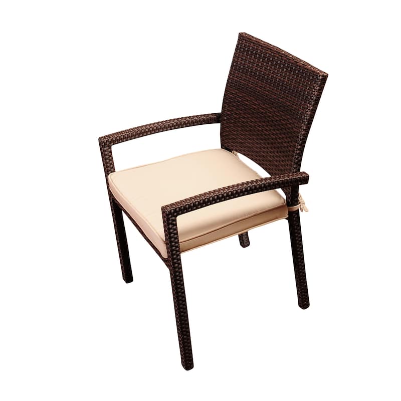 Amazonia Helen 11 piece FSC Wood Extendable Dining Set with Cushions