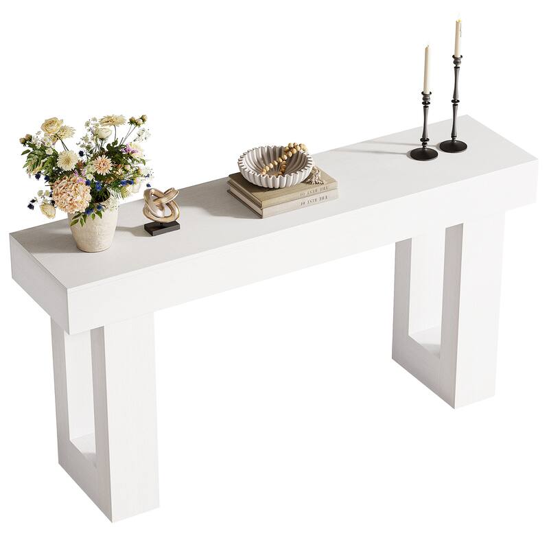Wooden Console Table, Sofa Table for Behind Couch, Entryway, Hallway Living Room