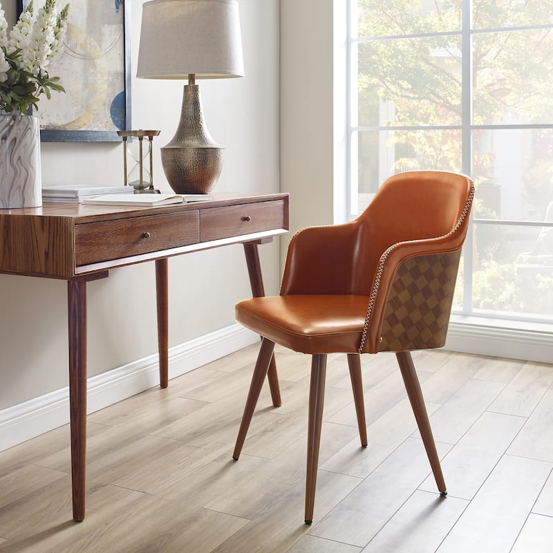 Art Leon Mid-century Swivel Accent Armchair