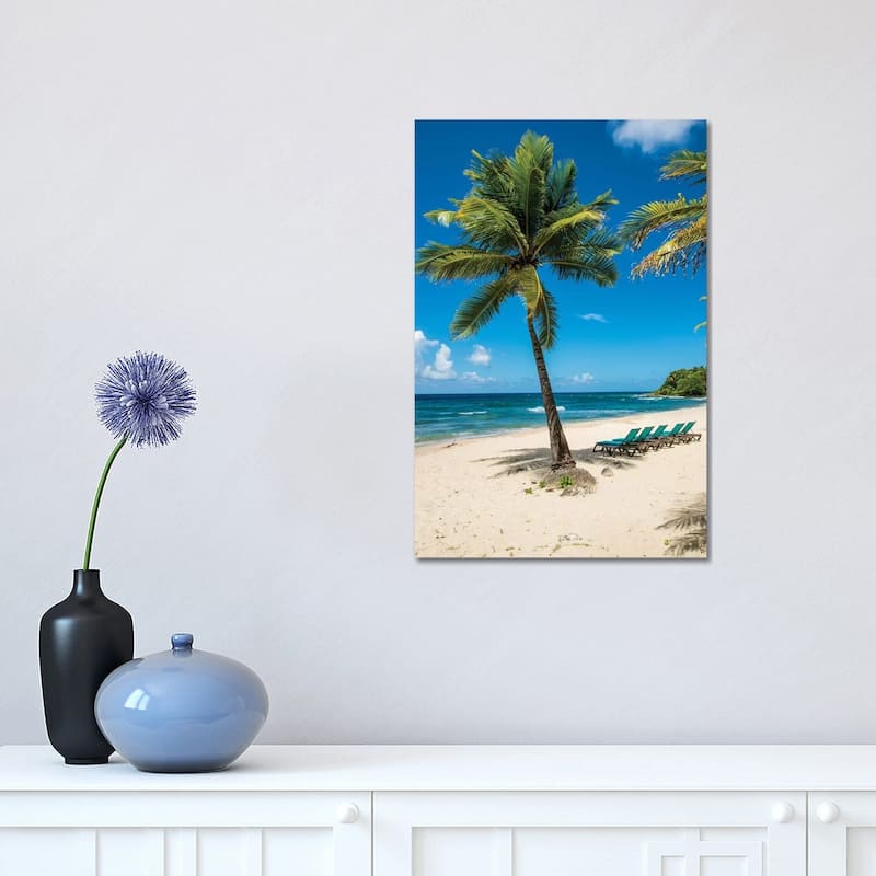 iCanvas "Carambola Beach Resort Beach, St. Croix, Us Virgin Islands." by Michael DeFreitas Canvas Print - 18x12x1.5