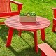 preview thumbnail 10 of 52, Elm Plus Outdoor Patio HDPE Round Coffee Table Side End Table