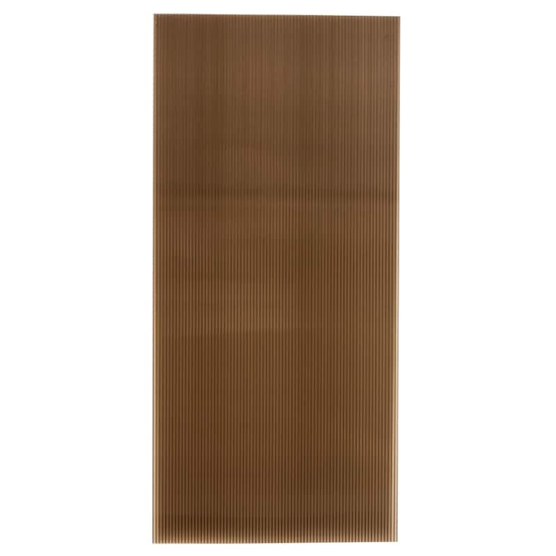 100 x 100 cm Door & Window Rain Cover Eaves Brown Board & Black Holder