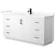 Option White / Giotto Quartz Top / Matte Black Hardware