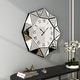 preview thumbnail 10 of 10, Modern Octagon Wall Clock Mirrored Large Clock