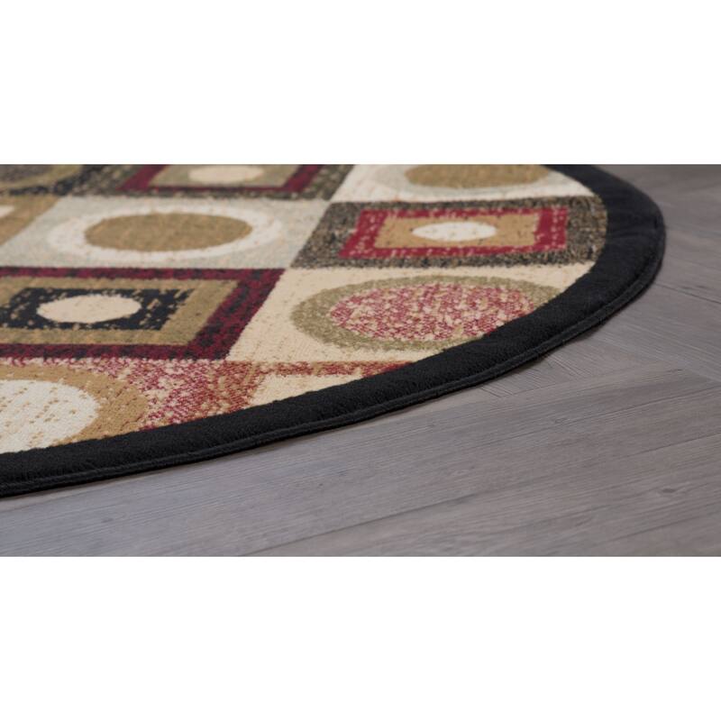 Hamilton Modern & Contemporary Geometric Indoor Area Rug - 7'10 x 7'10