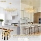 preview thumbnail 11 of 24, Modern Tree Branch Chandelier Gold,Crystal Chandelier for Dining Room
