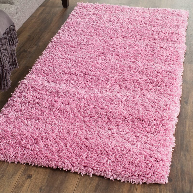 SAFAVIEH California Premium Shag Izat 2-inch Thick Area Rug - 2'3" x 5' - Pink