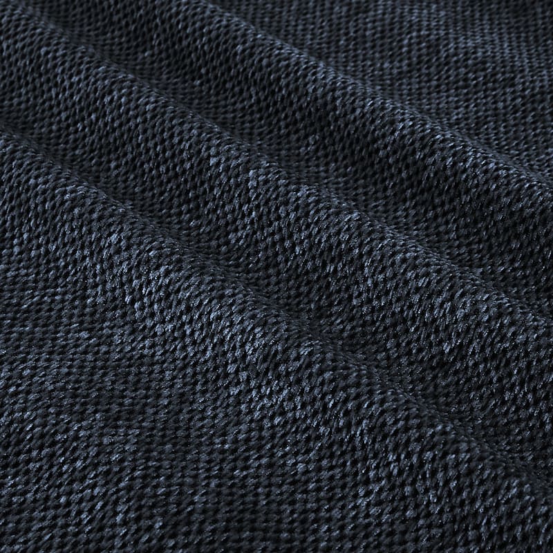 Blue Chenille U-Shaped Sectional Sofa, 128x61x32 inch, 158 lbs