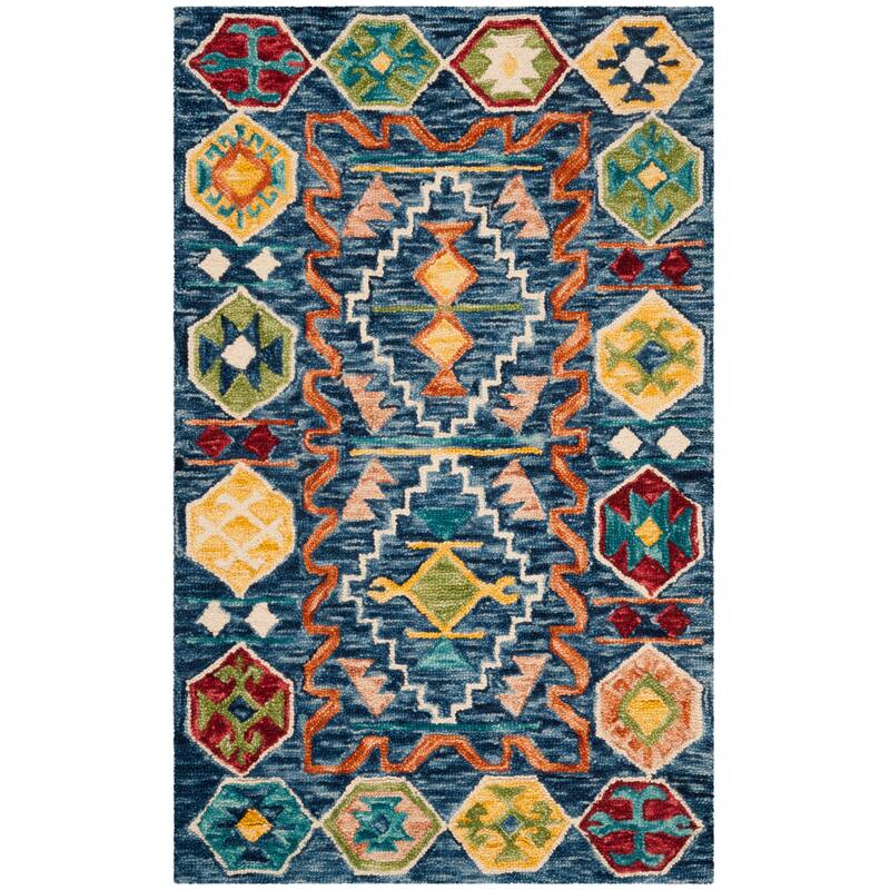 SAFAVIEH Handmade Aspen Evie Boho Tribal Wool Rug On Sale Bed Bath