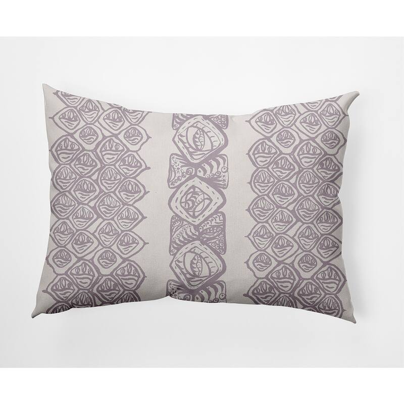 Central Comb Outdoor Pillow