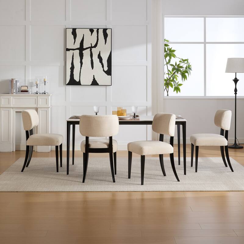 Wooden Dining Chairs Set of 2