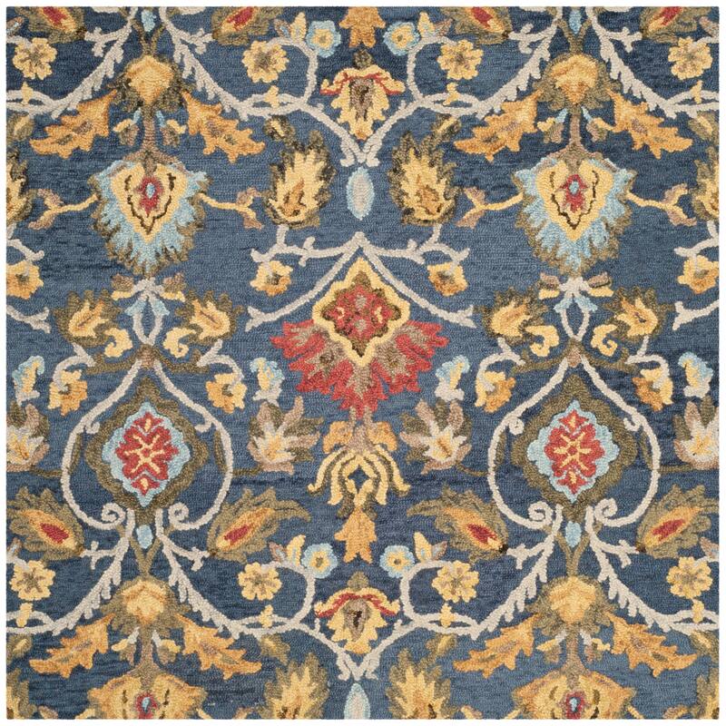 SAFAVIEH Fiorello Handmade Blossom French Country Wool Area Rug