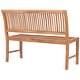 preview thumbnail 7 of 5, Chic Teak Castle Outdoor Teak Wood Patio & Garden Bench without Arms, 4 foot