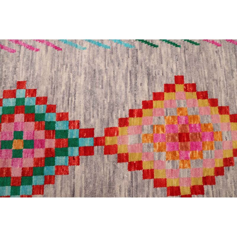 ECARPETGALLERY Hand-knotted Shalimar Grey Wool Rug - 7'11 x 10'0