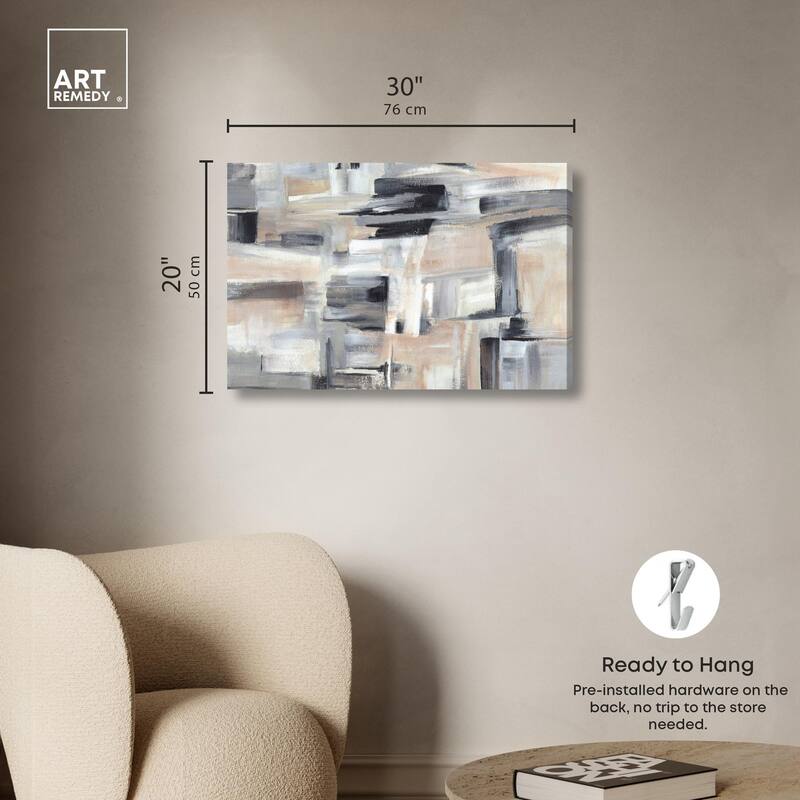 Neutral Nirvana Canvas by Art Remedy, Gallery Wrapped