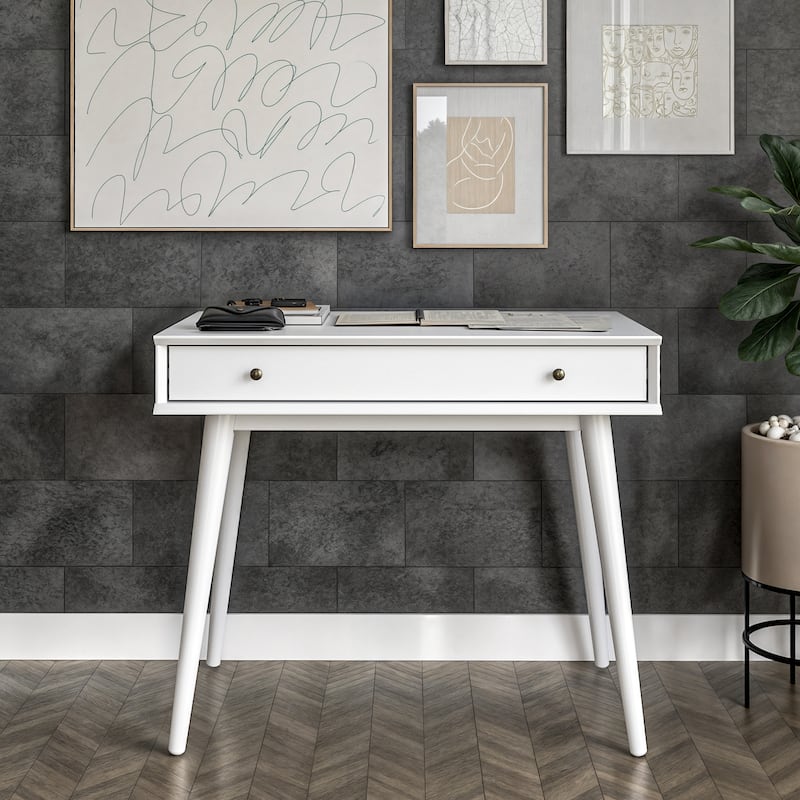 Mid-Century Desk - White