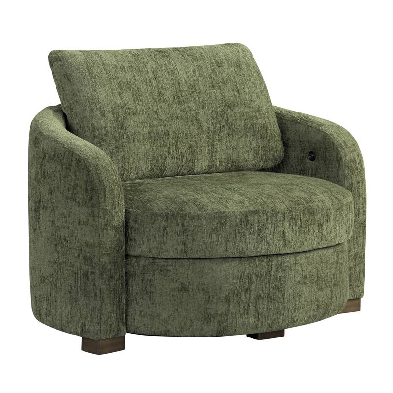 Studio Living Myers Large Accent Chair in Boucle Fabric