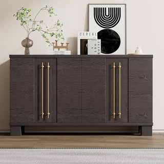 Traditional Style Sideboard with Adjustable Shelves