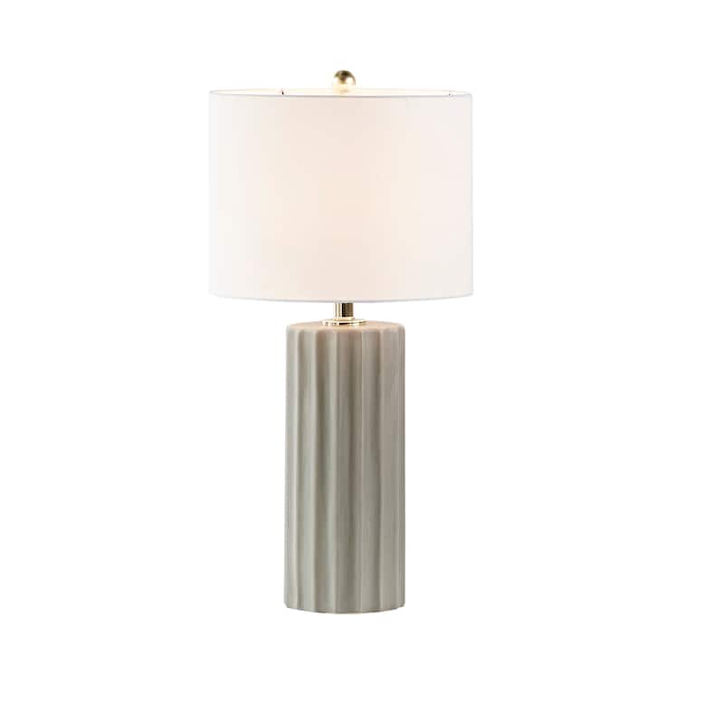 Ribbed Ceramic Table Lamp