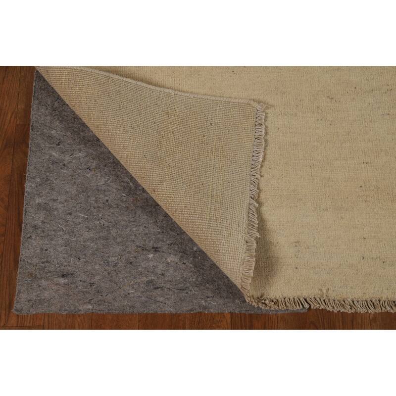 Modern Gabbeh Oriental Area Rug Handmade Bedroom Solid Wool Carpet - 5'5" x 7'9"